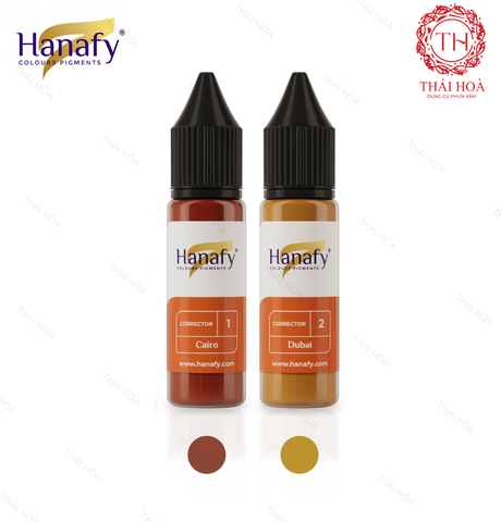 Mực Hanafy Màu Xử Lí - Hạ Tông Khử Xanh Và Ủ Chân Mày Sau Xăm