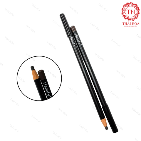 Bút Chì Vẽ Chân Mày HANAFY Chính Hãng – Dòng Bút Chuyên Dụng Cho Phun Xăm Thẩm Mỹ