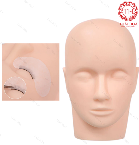 Đầu Manocanh Silicon Dành Cho Tập Nối Mi