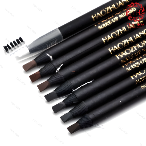 CHÌ VẼ MÀY HAOZHUANG CHÍNH HÃNG – NÉT MỊN, MỀM MƯỢT, LÊN MÀU TỰ NHIÊN CHUẨN MASTER