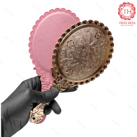 Gương Công Chúa Chrome Dành Cho Phun Xăm – Thiết Kế Sang Trọng, Chất Liệu Cao Cấp, Phụ Kiện Decor Spa Đẹp