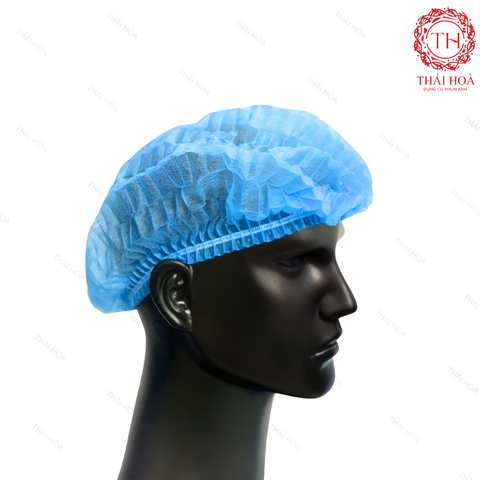 Mũ Chùm Đầu Y Tế (100 cái/túi) – Nón Cói Sâu Chùm Đầu Dùng Cho Y Tế & Spa