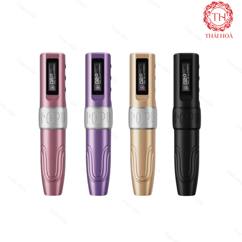 Máy Pen Popu Chính Hãng - Máy Pen Tích Điện Phun Xăm
