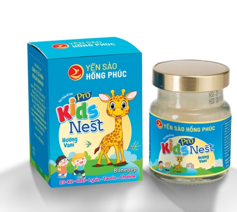 Yến sào Hồng Phúc - Prokids nest hương vani hộp 1 hũ