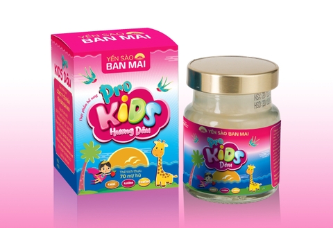 Yến sào Ban Mai - Prokids hương dâu Hộp 1 hũ