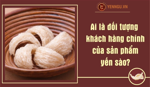 Ai là đối tượng khách hàng chính của sản phẩm yến sào?