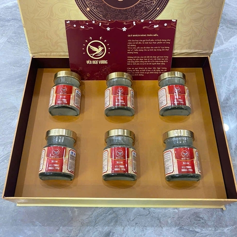 Hộp quà 6 Hũ Yến Chưng Đường Phèn Silver