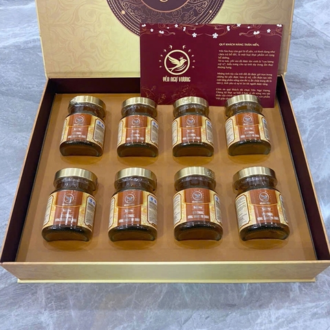 Hộp quà 8 Hũ Yến Chưng Đông Trùng Hạ Thảo Silver