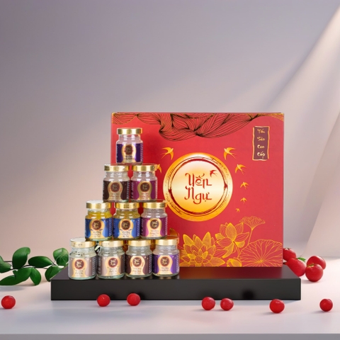 Hộp quà Yến Chưng Ngũ Phúc (10 Hũ)