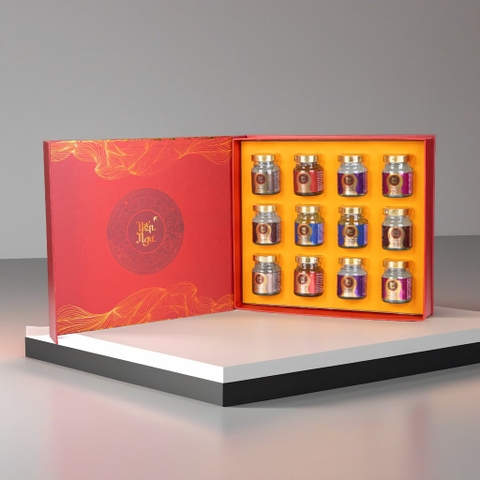 Hộp quà Yến Chưng Lục Bảo (12 Hũ)