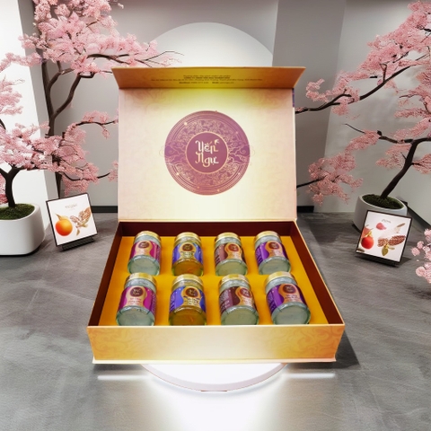 Hộp quà Yến chưng Tứ Quý