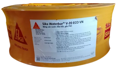 Sika Waterbar® V-20 ECO VN BĂNG CẢN NƯỚC ĐÀN HỒI, GỐC PVC