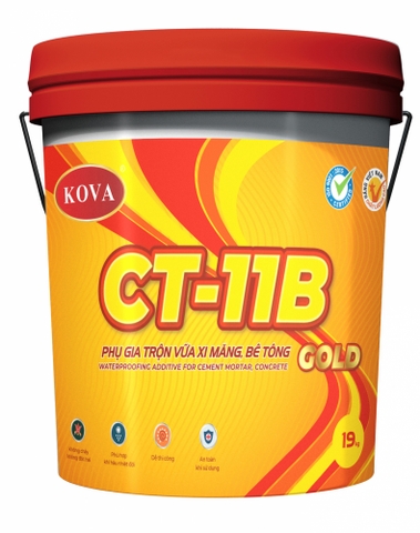 PHỤ GIA TRỘN VỮA, XI MĂNG, BÊ TÔNG CT-11B GOLD
