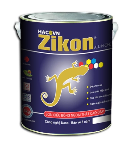 SƠN SIÊU BÓNG NGOẠI THẤT CAO CẤP LOẠI 5KG - 1KG