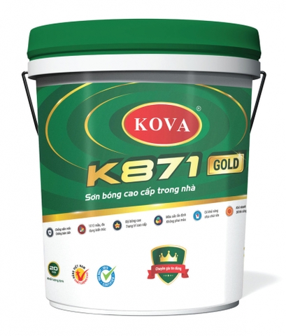 Sơn bóng cao cấp trong nhà - K871