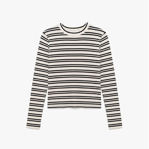 Áo thun tay dài Adore Stripe Longtee