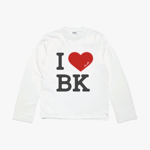 Áo thun tay dài I LOVE BK