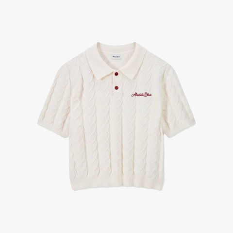 Áo Len Polo Knit Heart
