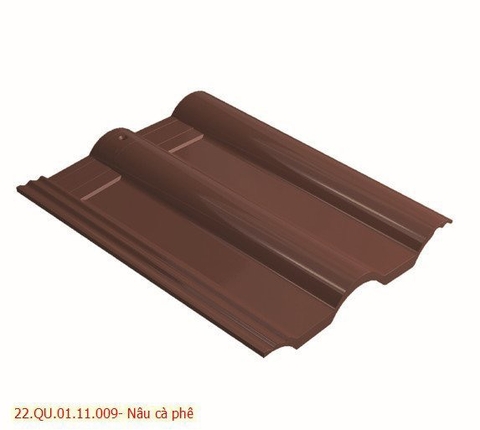 Ngói lợp Amygres Queen XL 009- Nâu cà phê