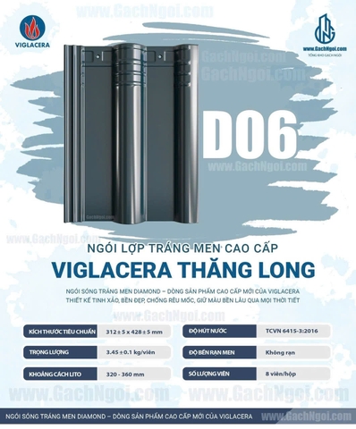 Ngói sóng Viglacera mã D06