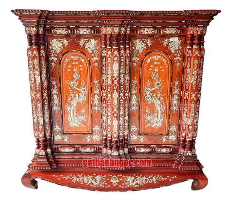 Tủ thờ gò công 15 trụ 180x152