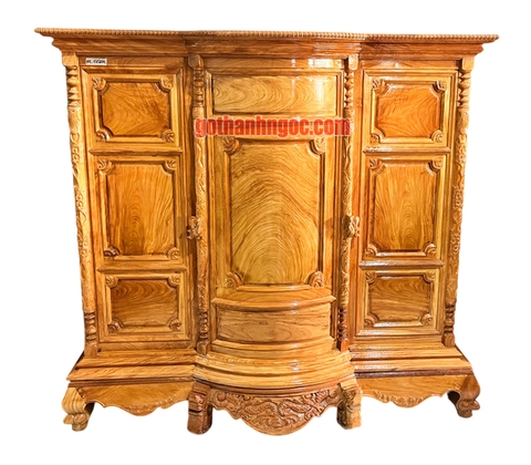 Tủ thờ bụng phệ 180x153 gỗ bên