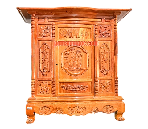 Tủ thờ gia tiên gỗ bên 125x125x55