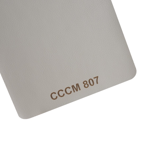 Giả da vân mịn chống cháy chống mực CCCM 807 ghi xám