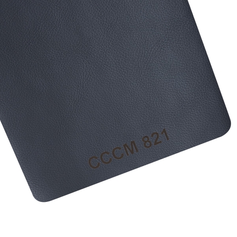 Giả da vân mịn chống cháy chống mực CCCM 821 ghi đen