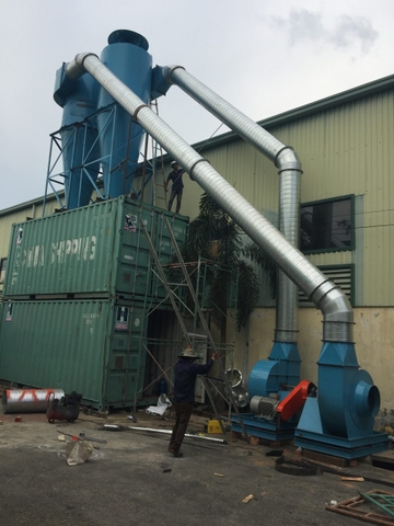 Hệ thống hút bụi nhà xưởng bằng cyclone
