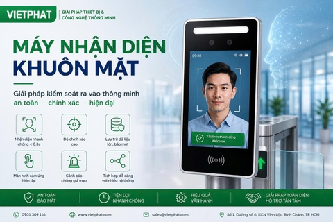 Thiết Bị Nhận Diện Khuôn Mặt AI | Face Recognition AI Chính Hãng | VIETPHAT