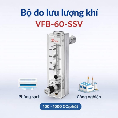 Bộ đo lưu lượng khí VFB-60-SSV