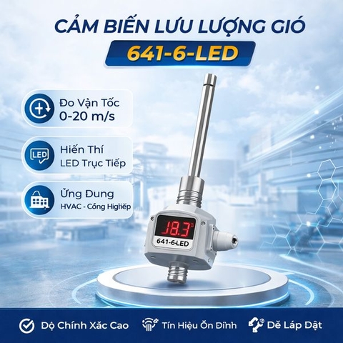 Cảm biến lưu lượng gió 641-6-LED