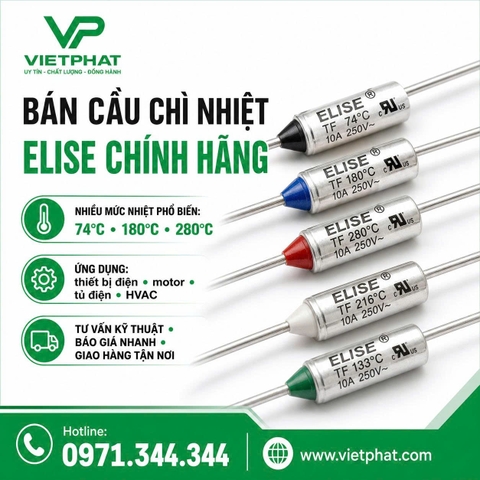 Bán cầu chì nhiệt Elise chính hãng
