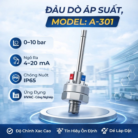 Đầu dò áp suất, Model: A-301