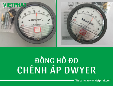 Đồng hồ đo chênh áp DWYER dùng cho ngành công nghiệp