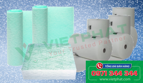 Cuộn lọc bụi phòng sơn dùng cho hệ thống thông gió