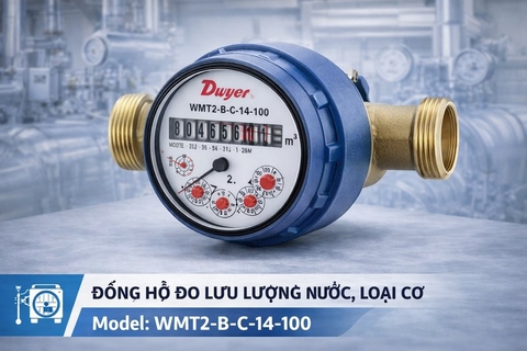 Đồng hồ đo lưu lượng nước DWYER WMT2-B-C-14-100