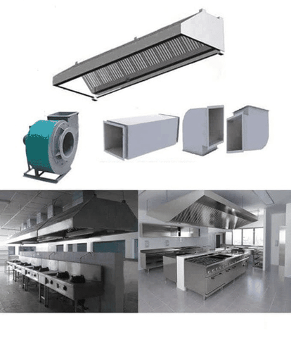 Hệ thống hút khói bếp nhà hàng công suất lớn