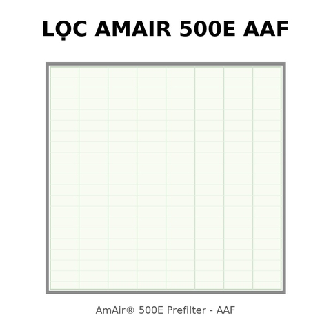 Cấu tạo nguyên lý hoạt động của Lọc AmAir 500E AAF trong hệ thống HVAC
