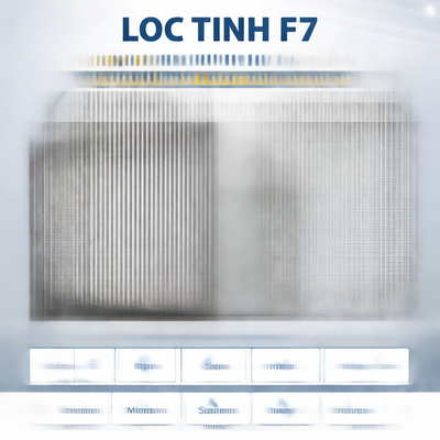 Lọc tinh F7 khung nhôm 350x150x70mm