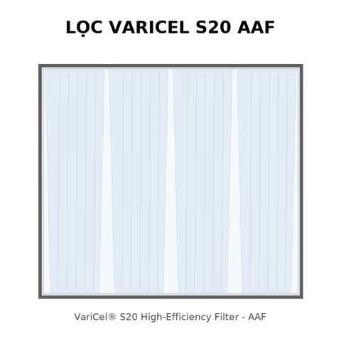 Quy trình lắp đặt thay thế Lọc VariCel S20 AAF chuẩn kỹ thuật
