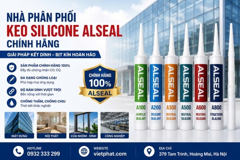 Keo Silicone Alseal Cho Xây Dựng, Trám Khe Bền Chắc