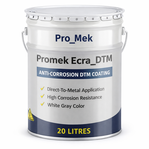Sơn chống ăn mòn Promek Ecra_DTM màu xám trắng