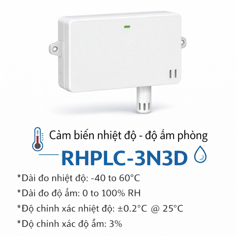 Cảm biến nhiệt độ – độ ẩm phòng RHPLC-3N3D