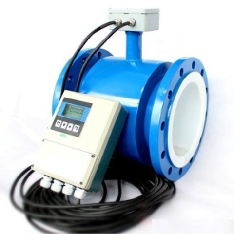 Flow meter with display
