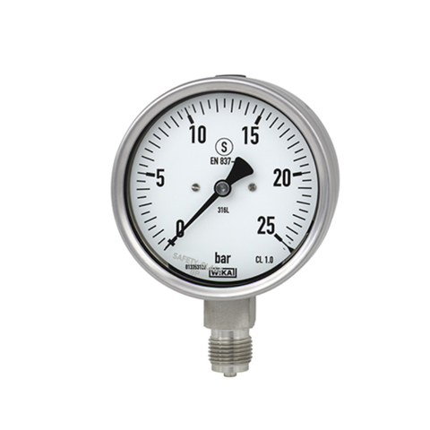 Pressure gauge for controlled environments