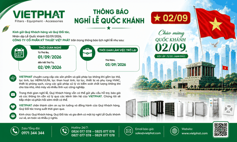 VIETPHAT Thông Báo Lịch Nghỉ Lễ Quốc Khánh 02/09/2026