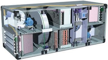 Lọc AHU dùng trong hệ thống xử lý không khí công nghiệp