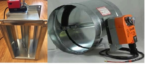 Van chỉnh gió VCD điều khiển từ xa